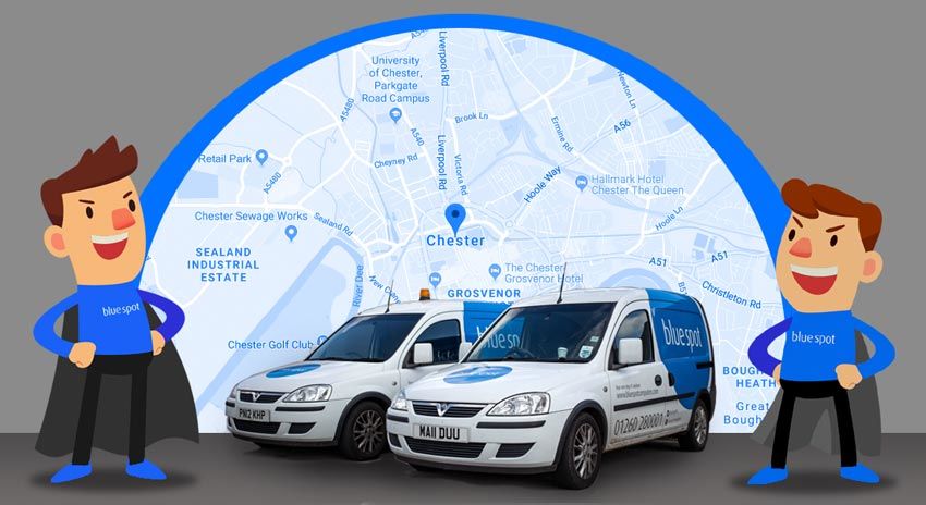 IT Support CHESTER - Map